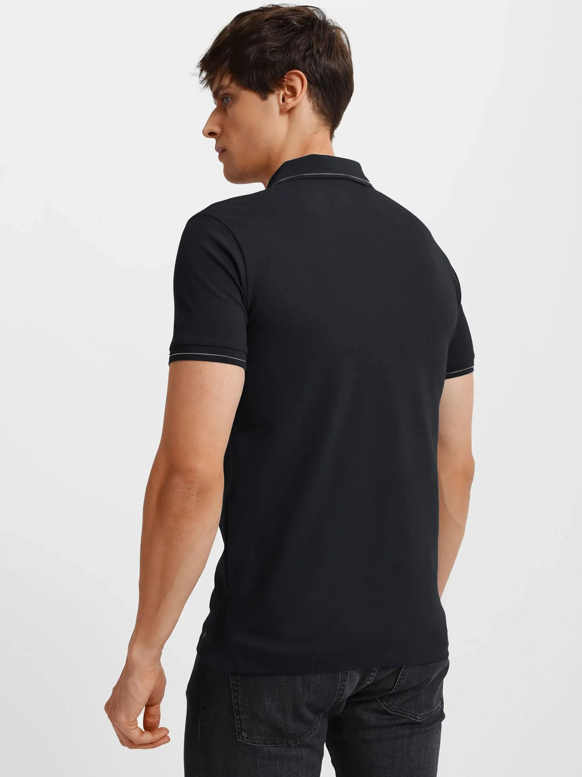 A|X Men Premium Quality stylish Black Polo Shirt