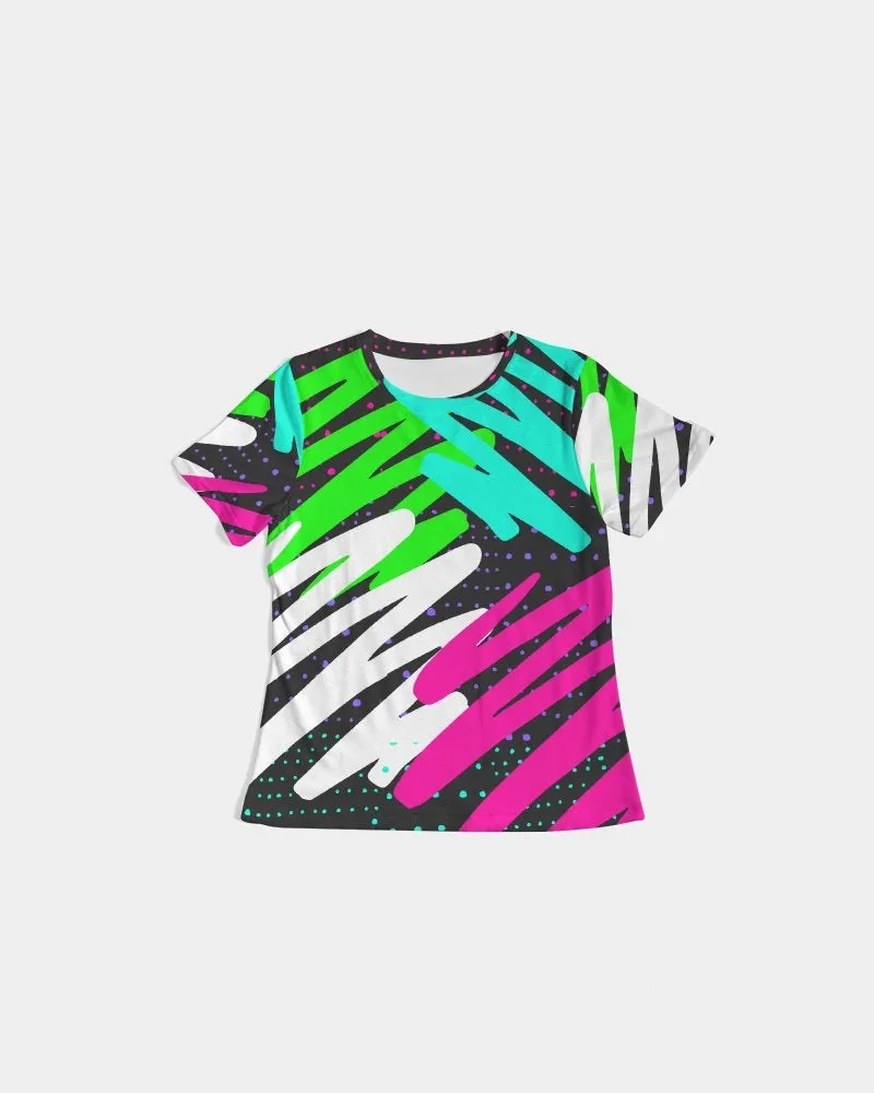 Black Colorsplash Women's Tee