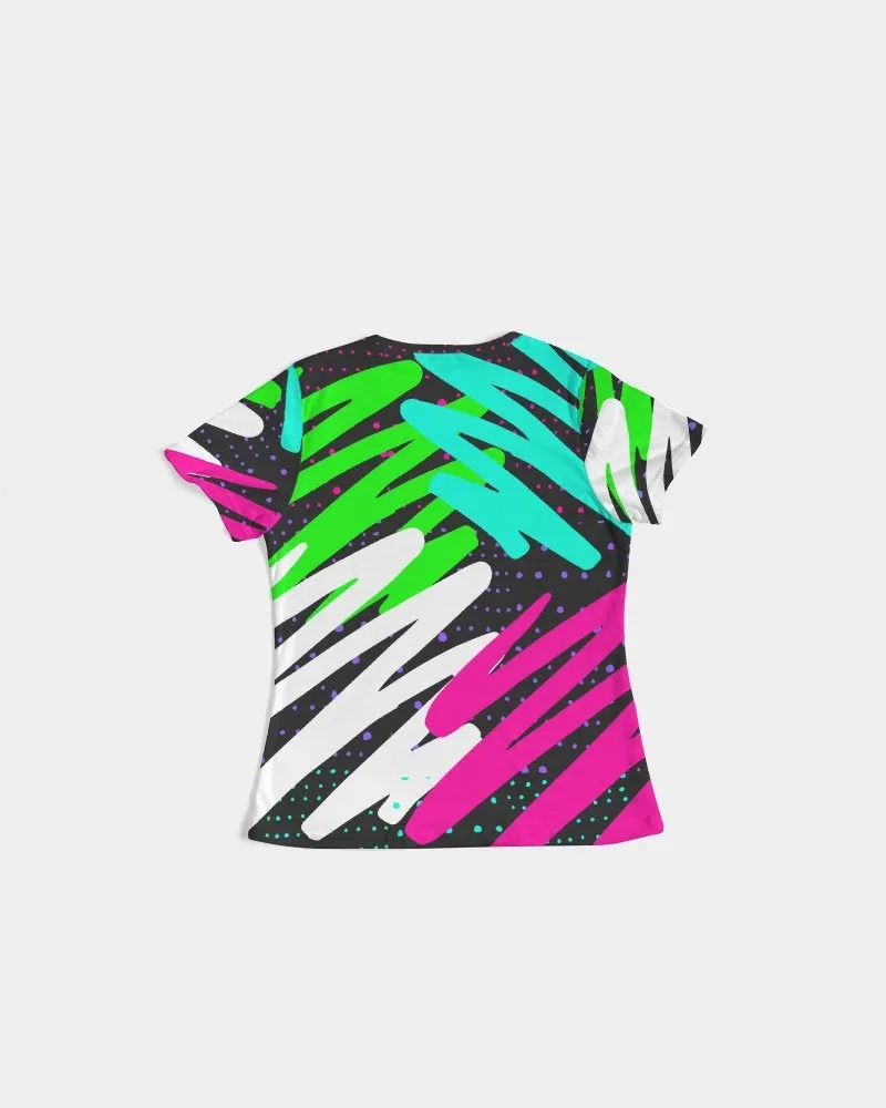 Black Colorsplash Women's Tee