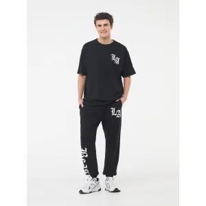 Black Jogging Gothic Trousers