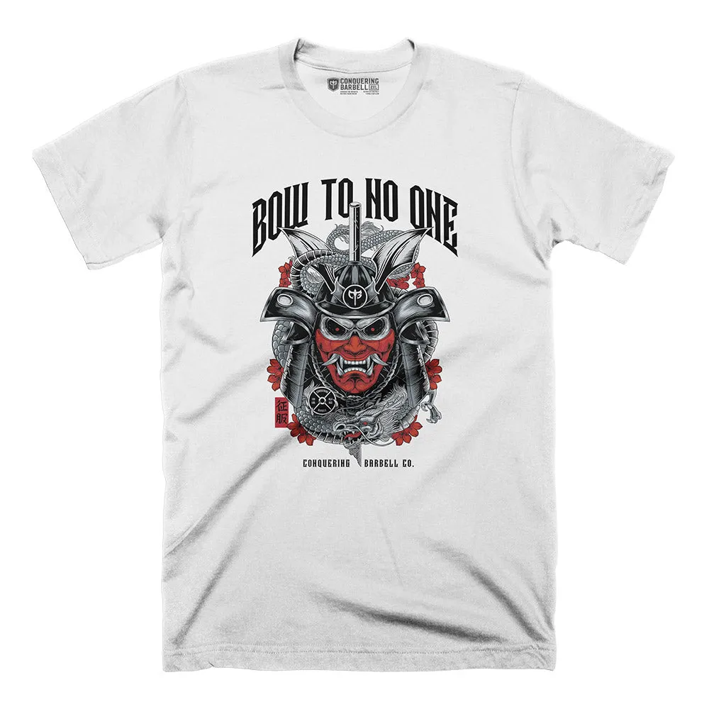 Bow to No One - White Tee