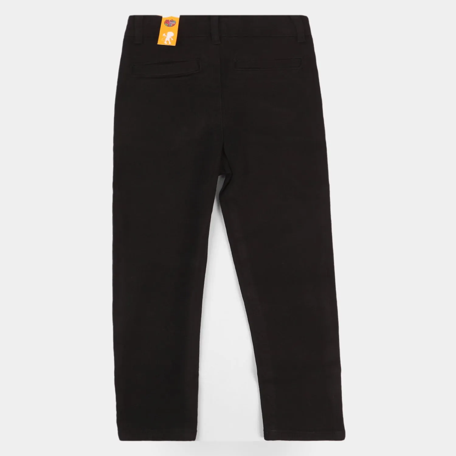 Boys Cotton Pant Out Door-BLACK