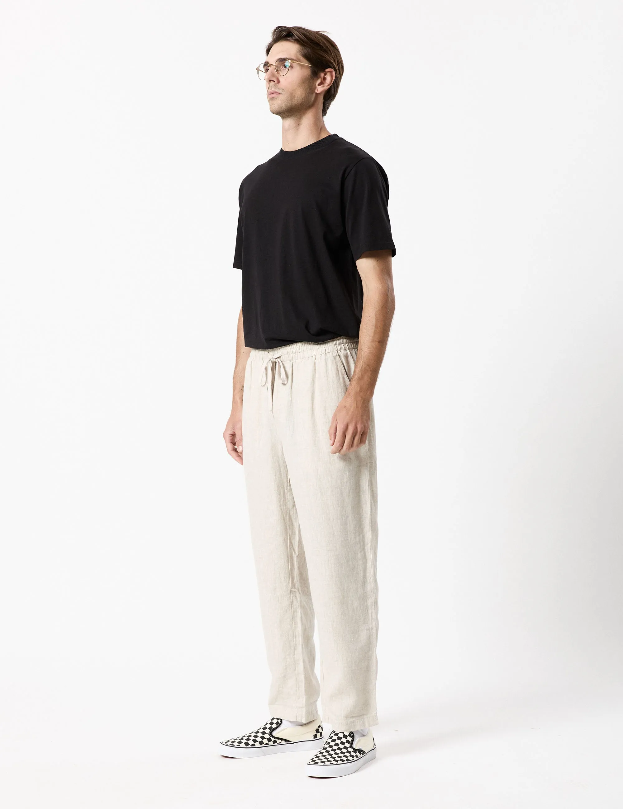 Burbank Linen Pant - Natural