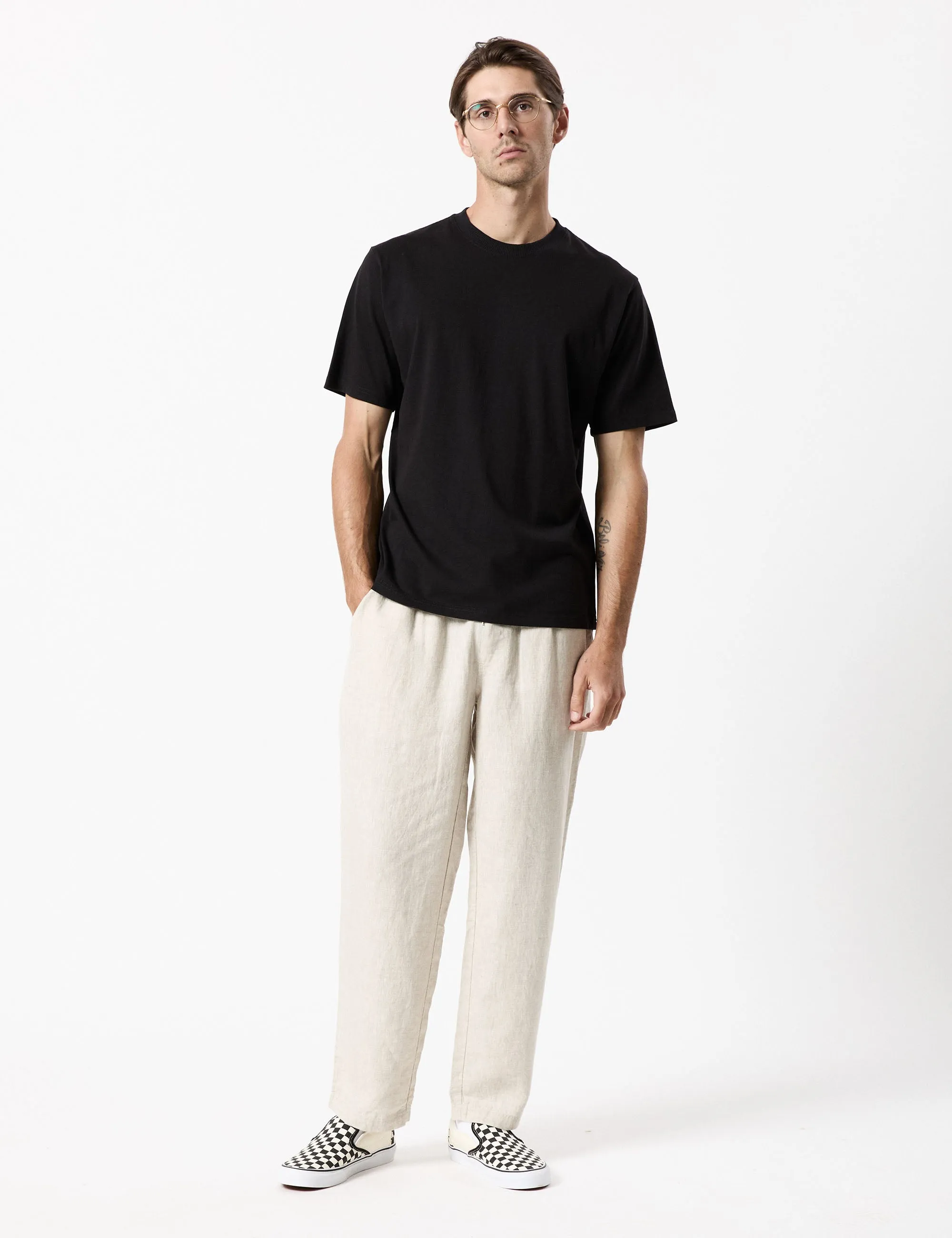 Burbank Linen Pant - Natural