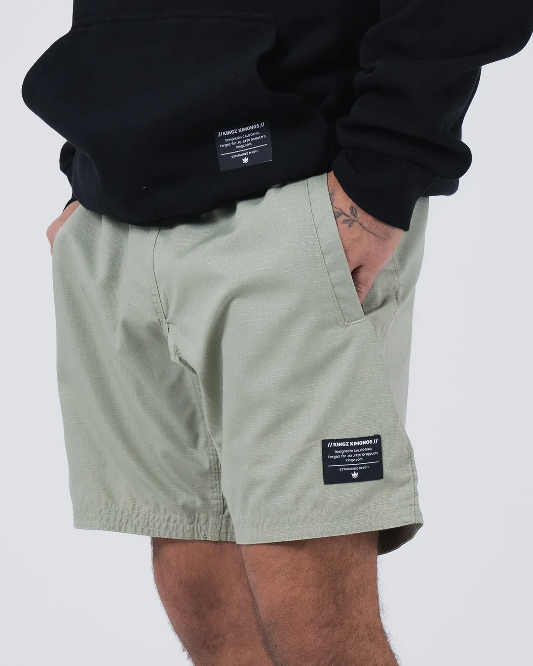 Casual Gi Shorts - Sage