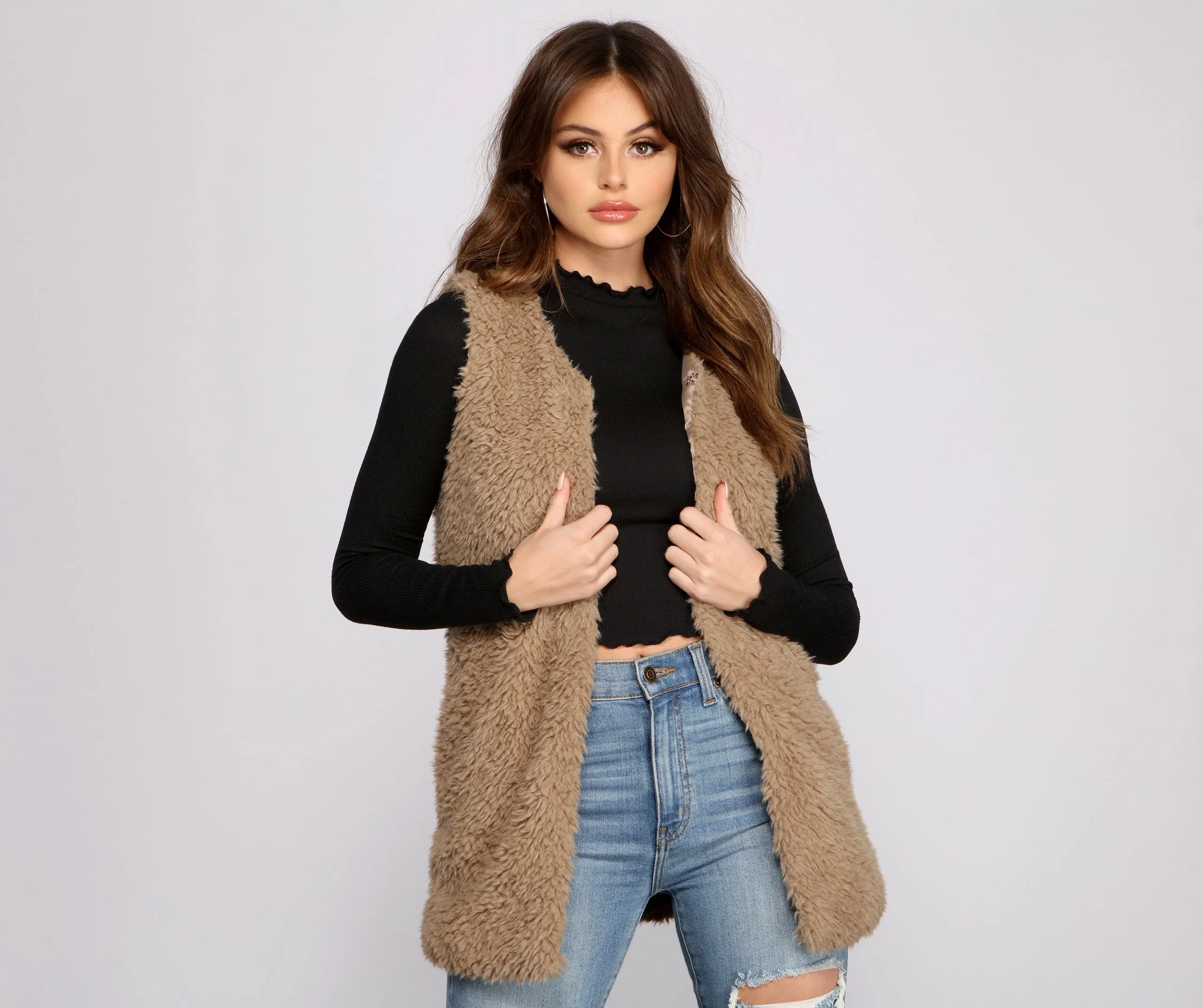 Chic Fashionista Faux Fur Vest