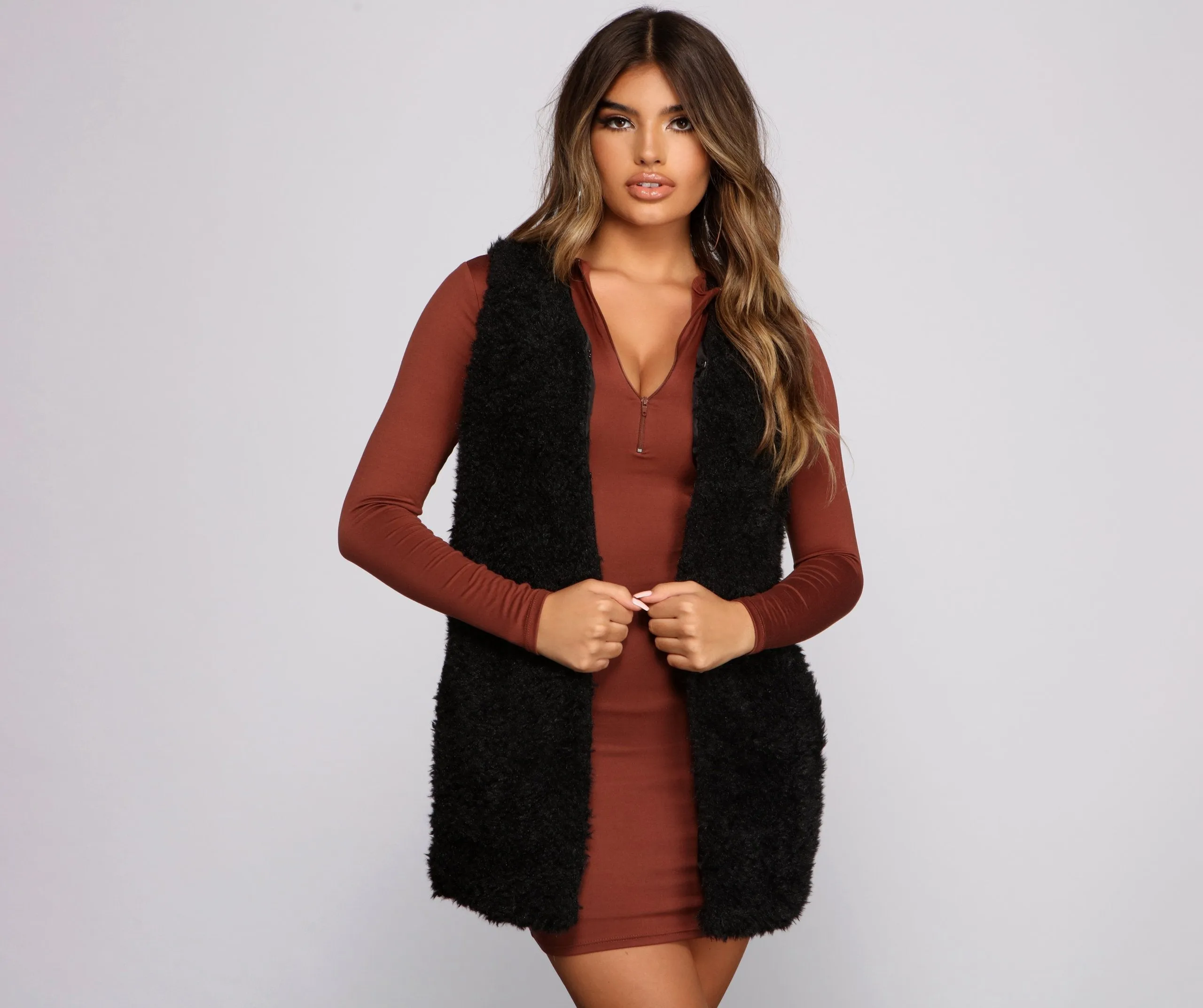 Chic Fashionista Faux Fur Vest