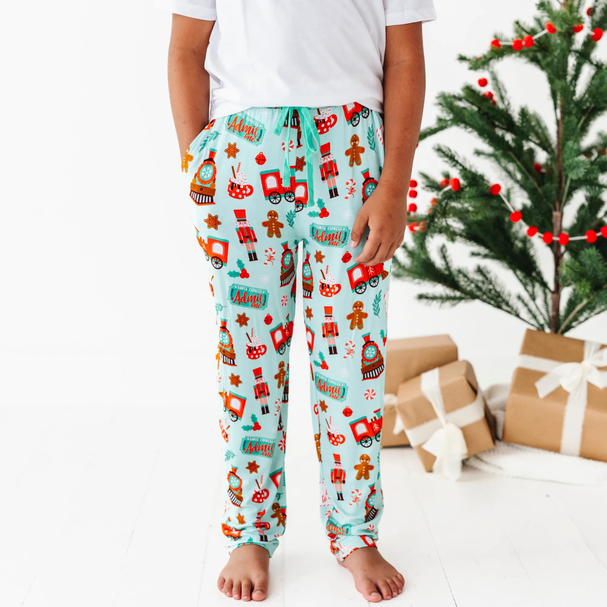 Christmas Express Lounge Pants - Bigger Kids