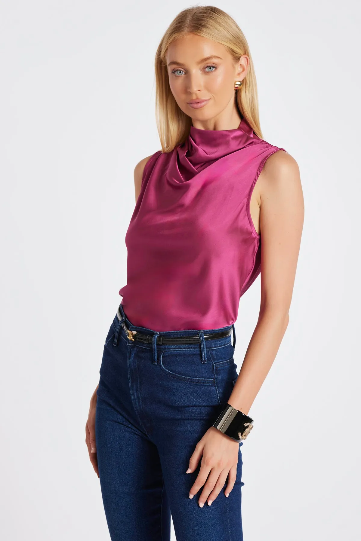 Claude Cowl Neck Top