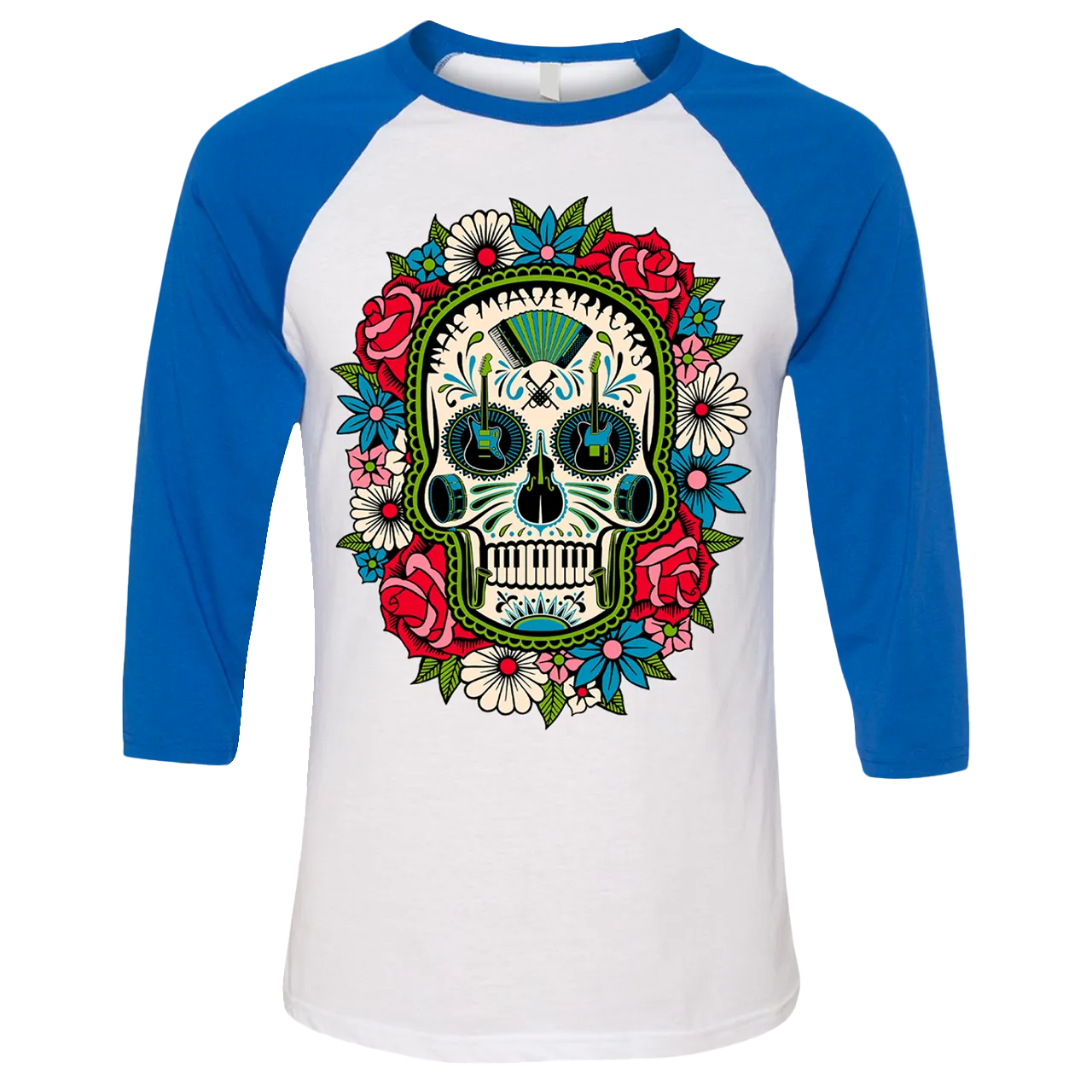 Flower Skull Raglan