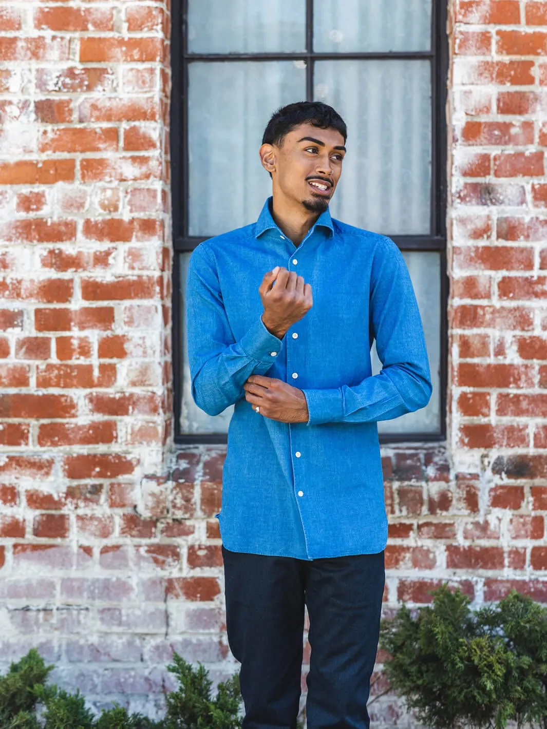 French Blue Denim Shirt