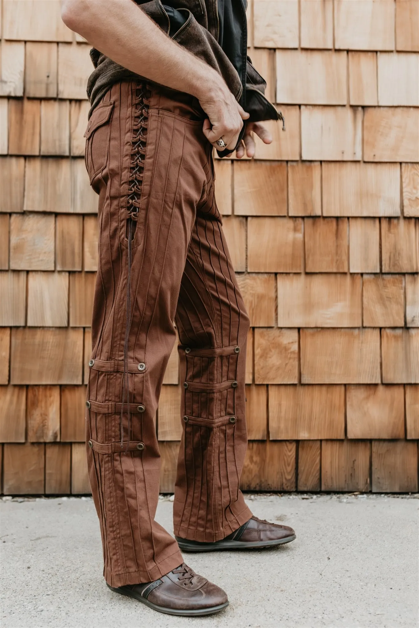 Gaucho Pants - Brown