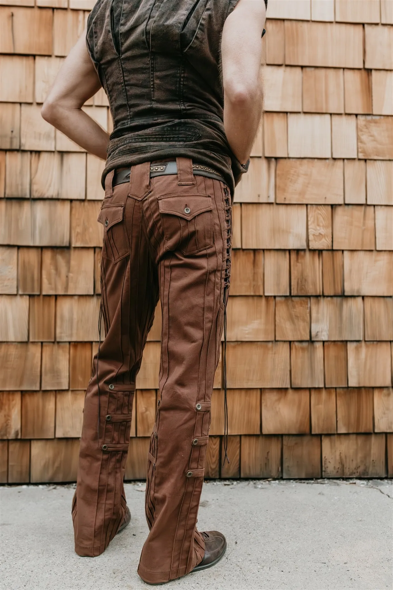 Gaucho Pants - Brown