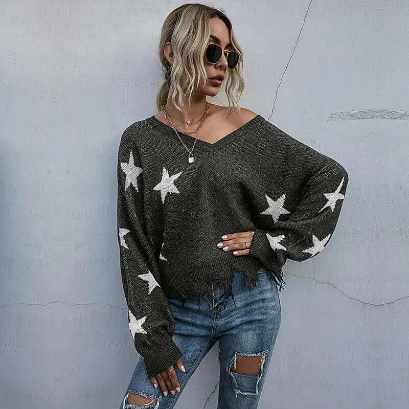 Glow Chic's Cute Tassel Knitted Sweater