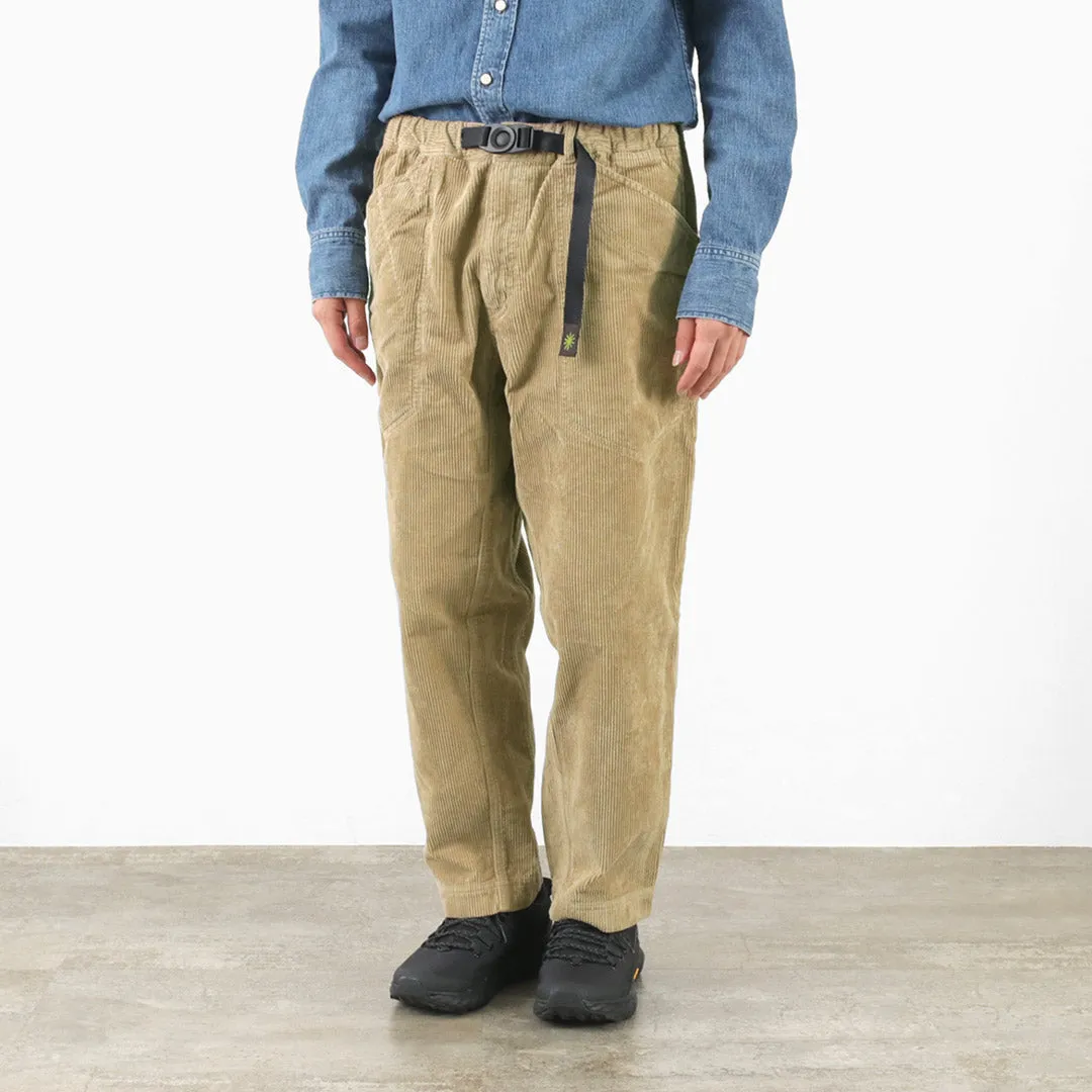 GOHEMP / Hemp Corduroy Traveler Easy Pants Wide Tapered