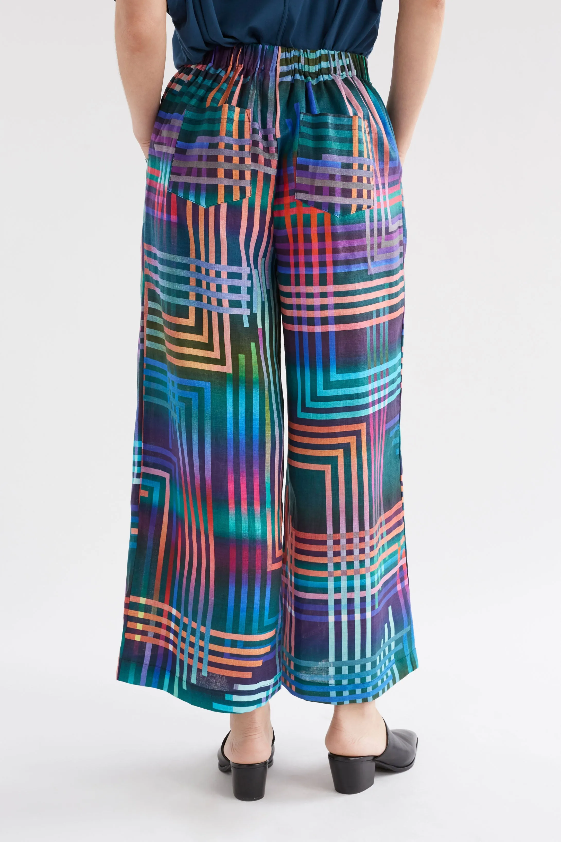 Ilona Light Linen Print Pant