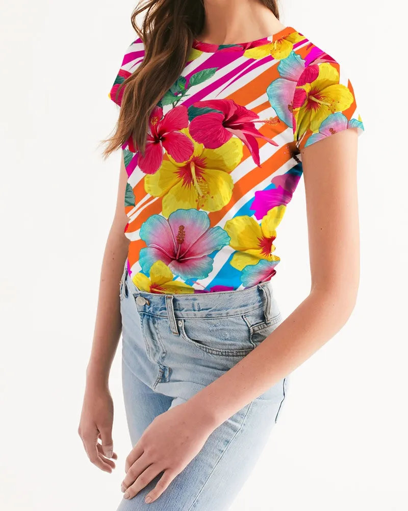 Island Flowers Women's Tee