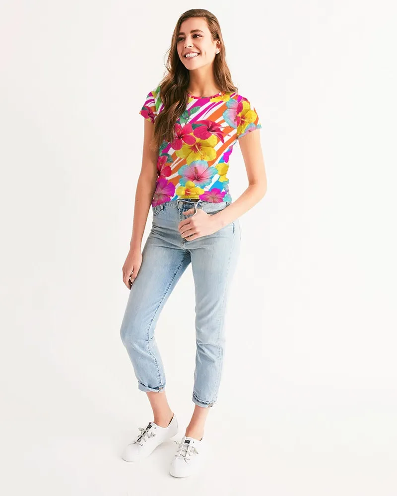 Island Flowers Women's Tee