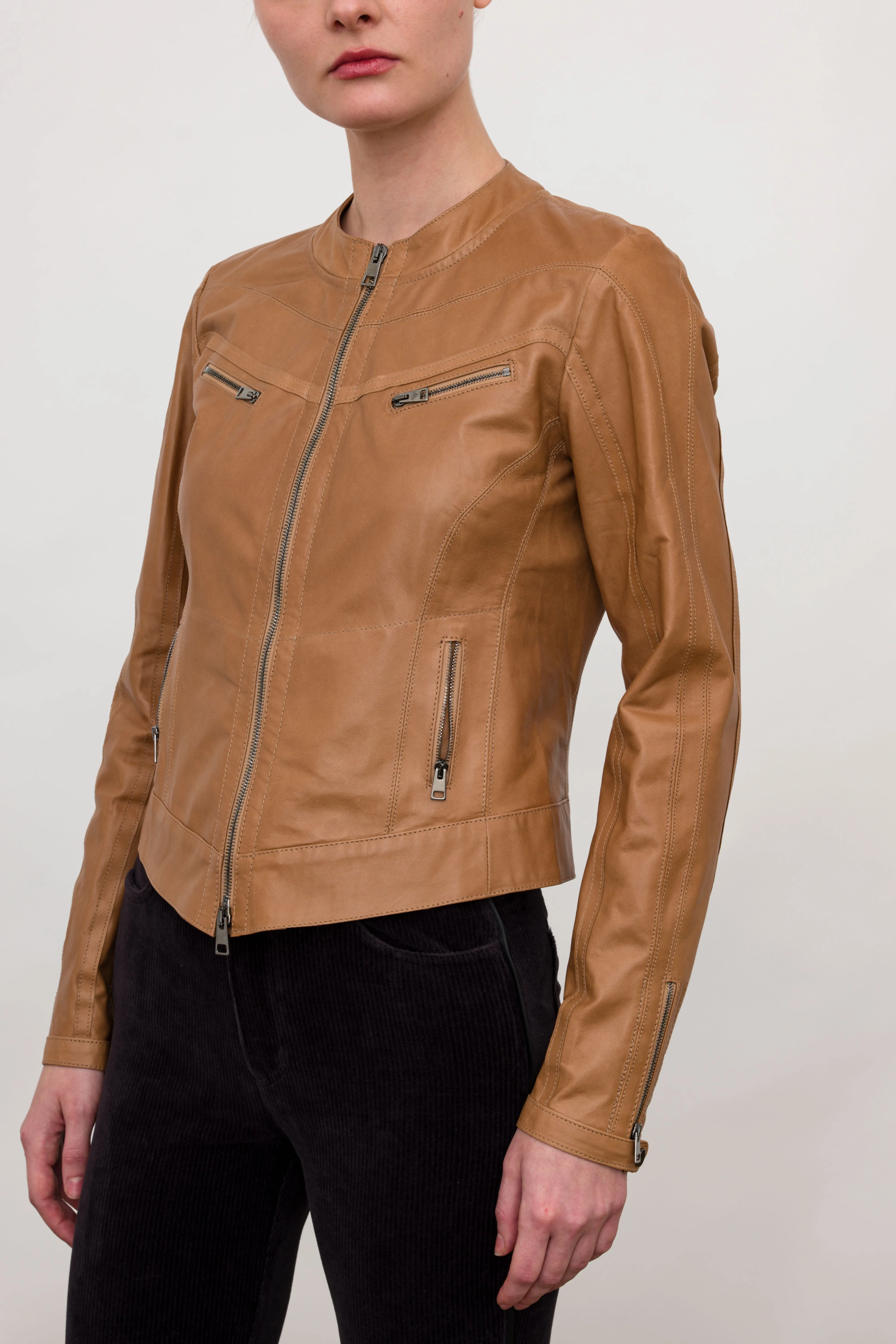 Leather Moto Jacket