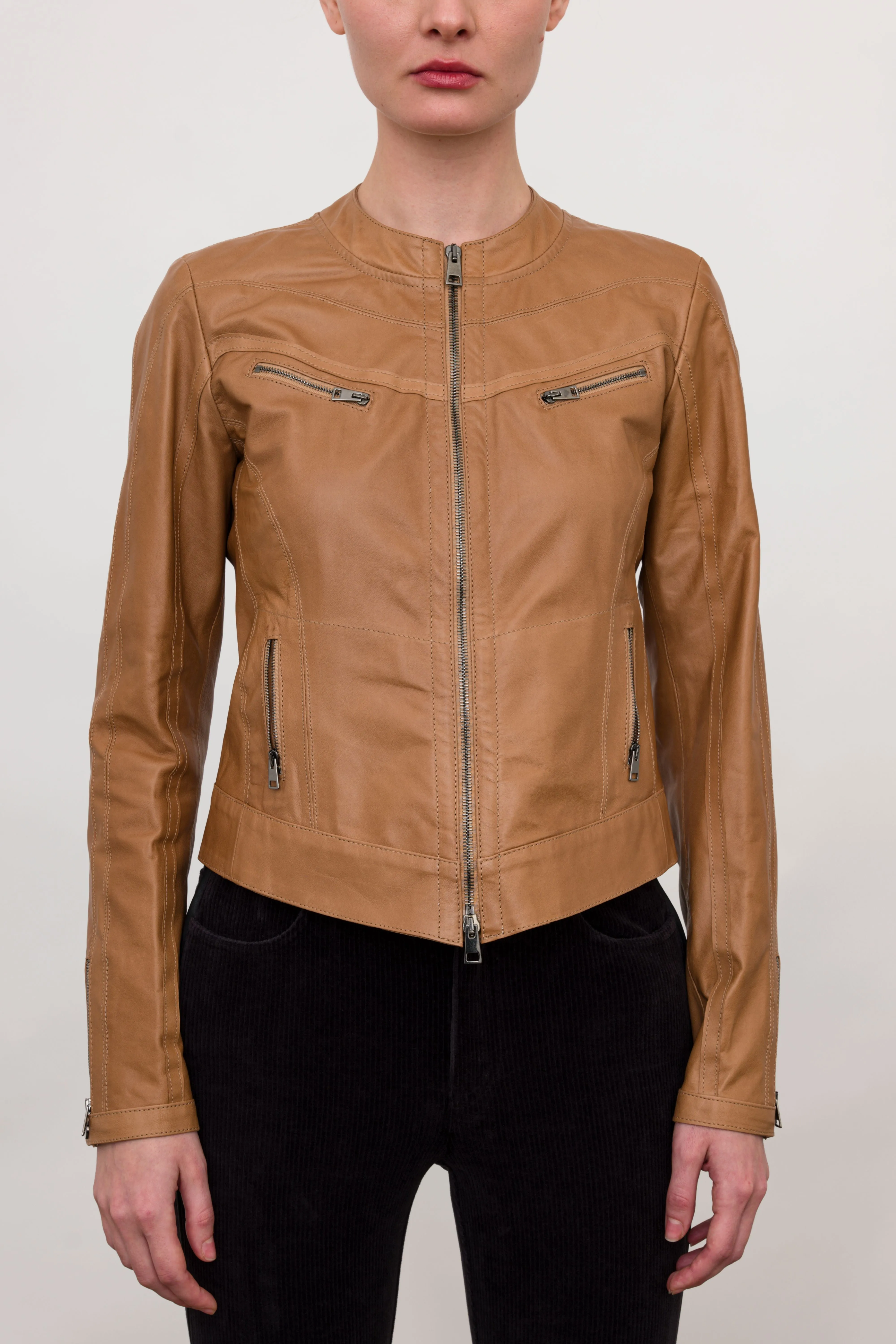 Leather Moto Jacket