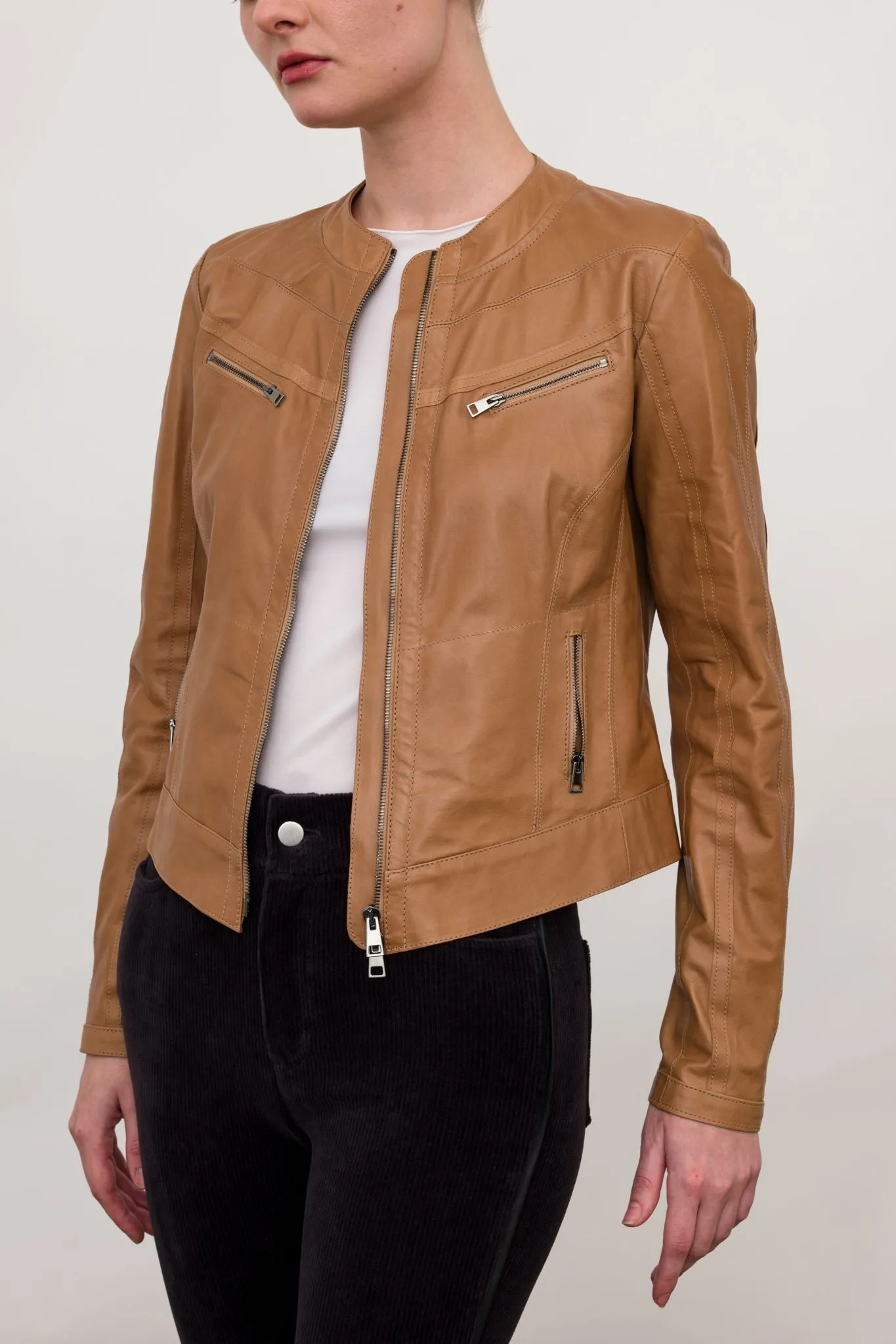 Leather Moto Jacket