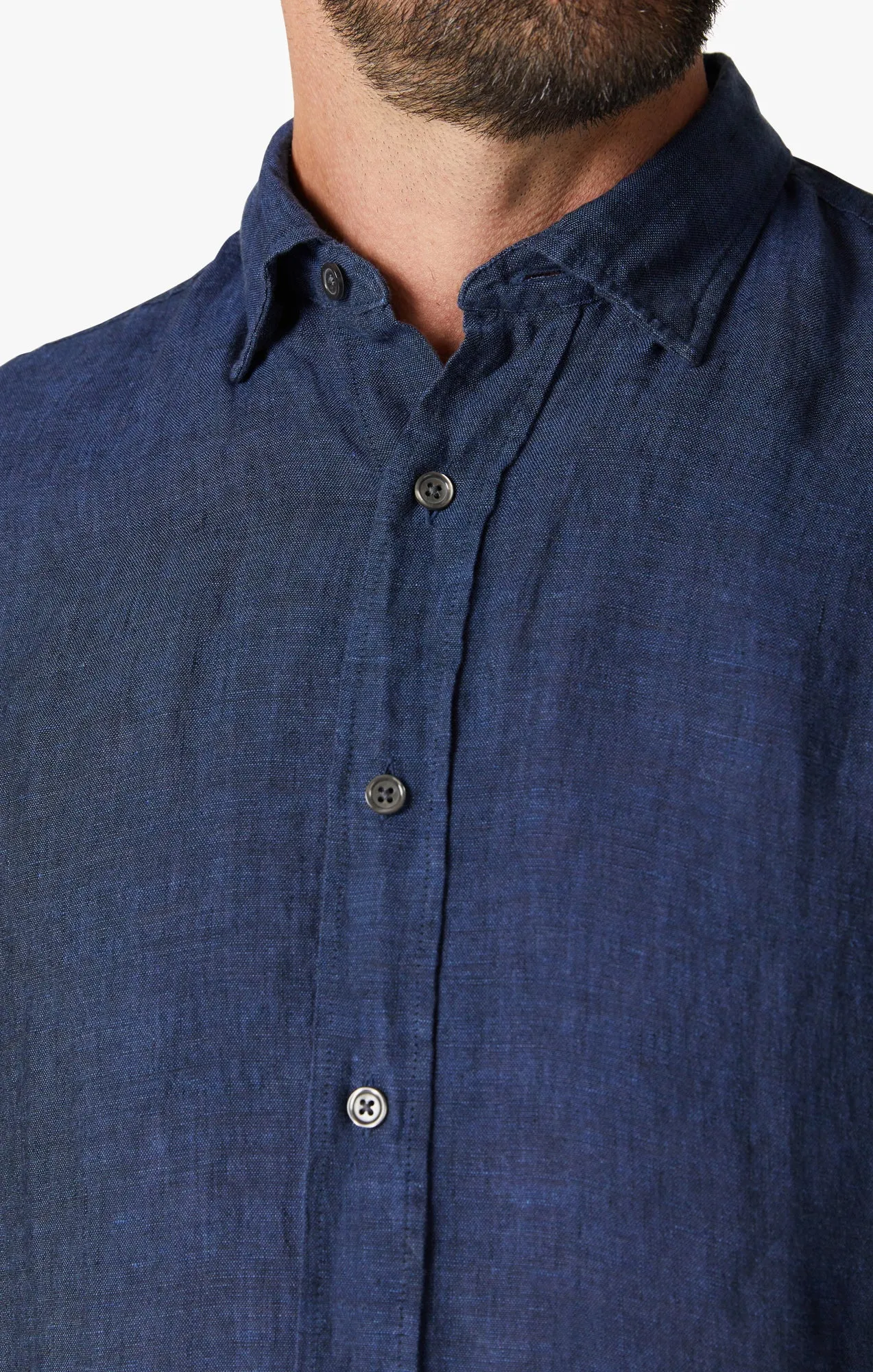 Linen Shirt in Indigo