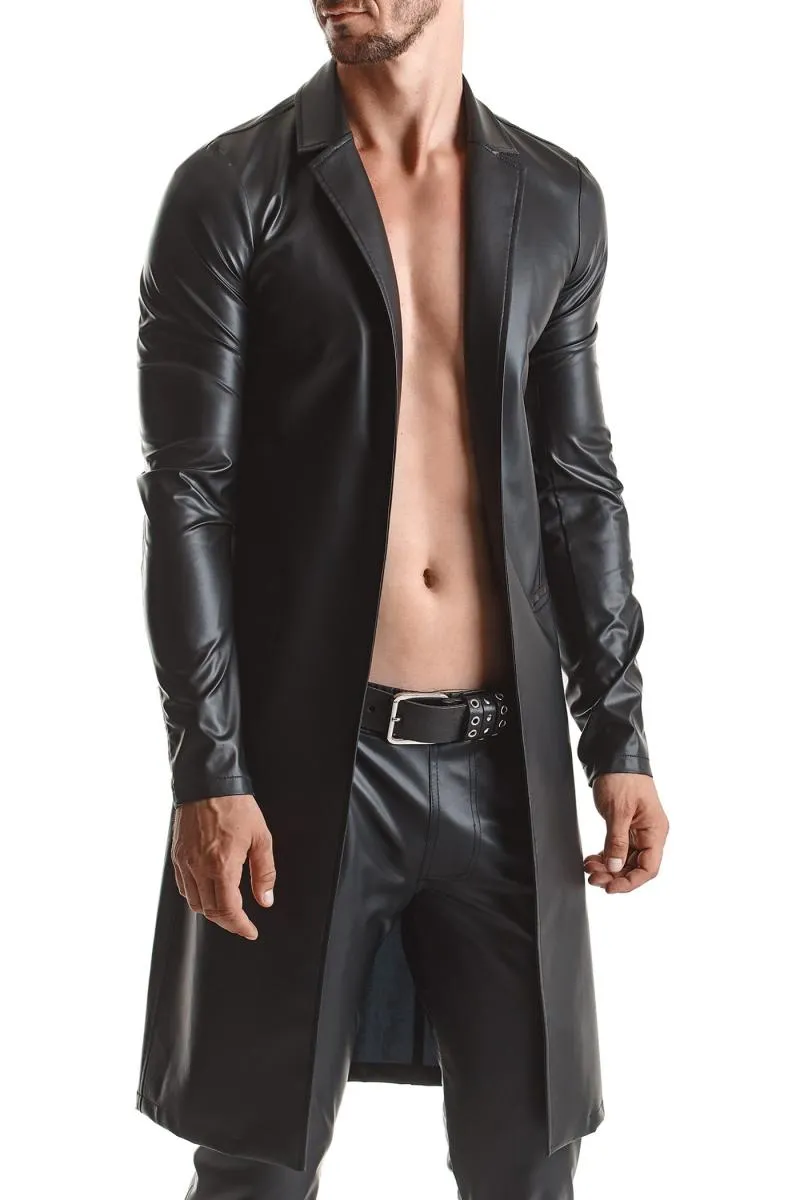 Long Coat RMSergio001 Black by Regnes Fetish Planet