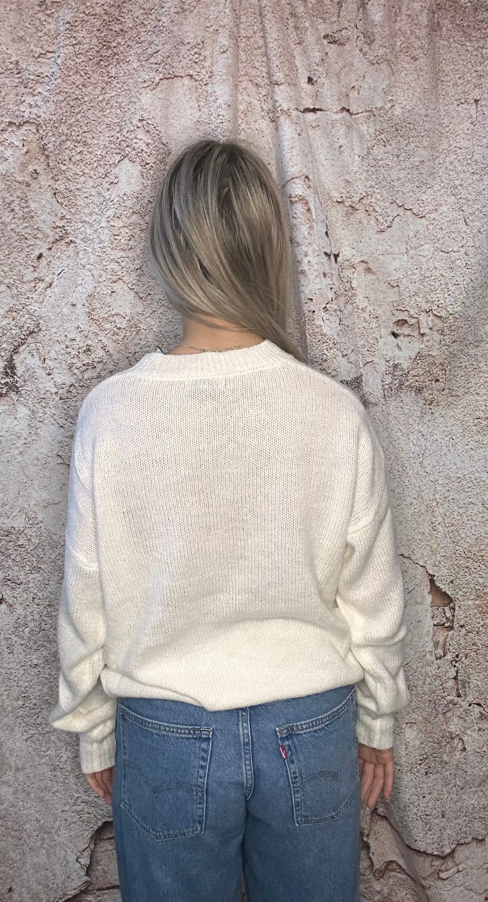 Long Sleeve Heart Sweater