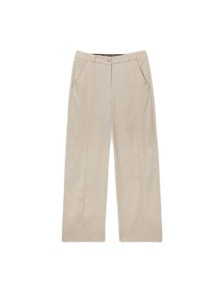 Luisa Cerano Linen Mix Wide Leg Pants