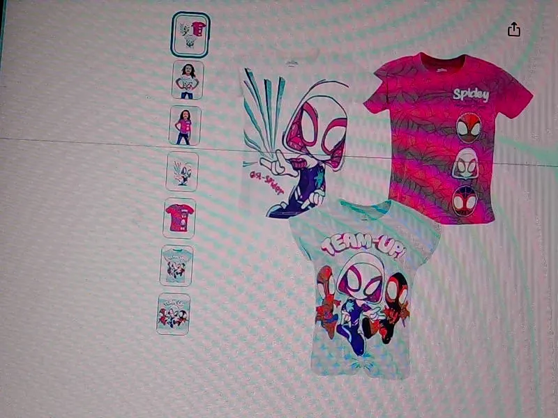 Marvel Spidey Team Up T-Shirts for Girls 3T