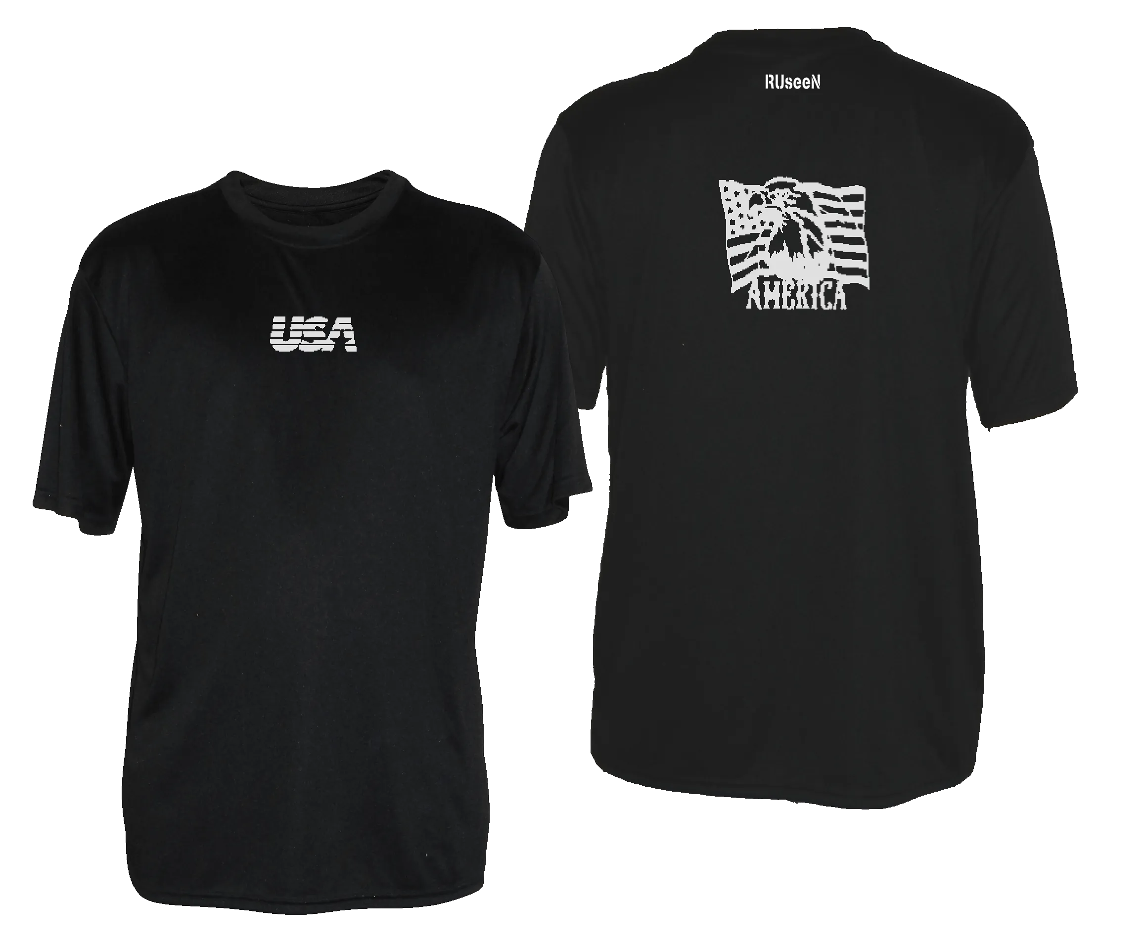 Men's Reflective Short Sleeve Shirt - America