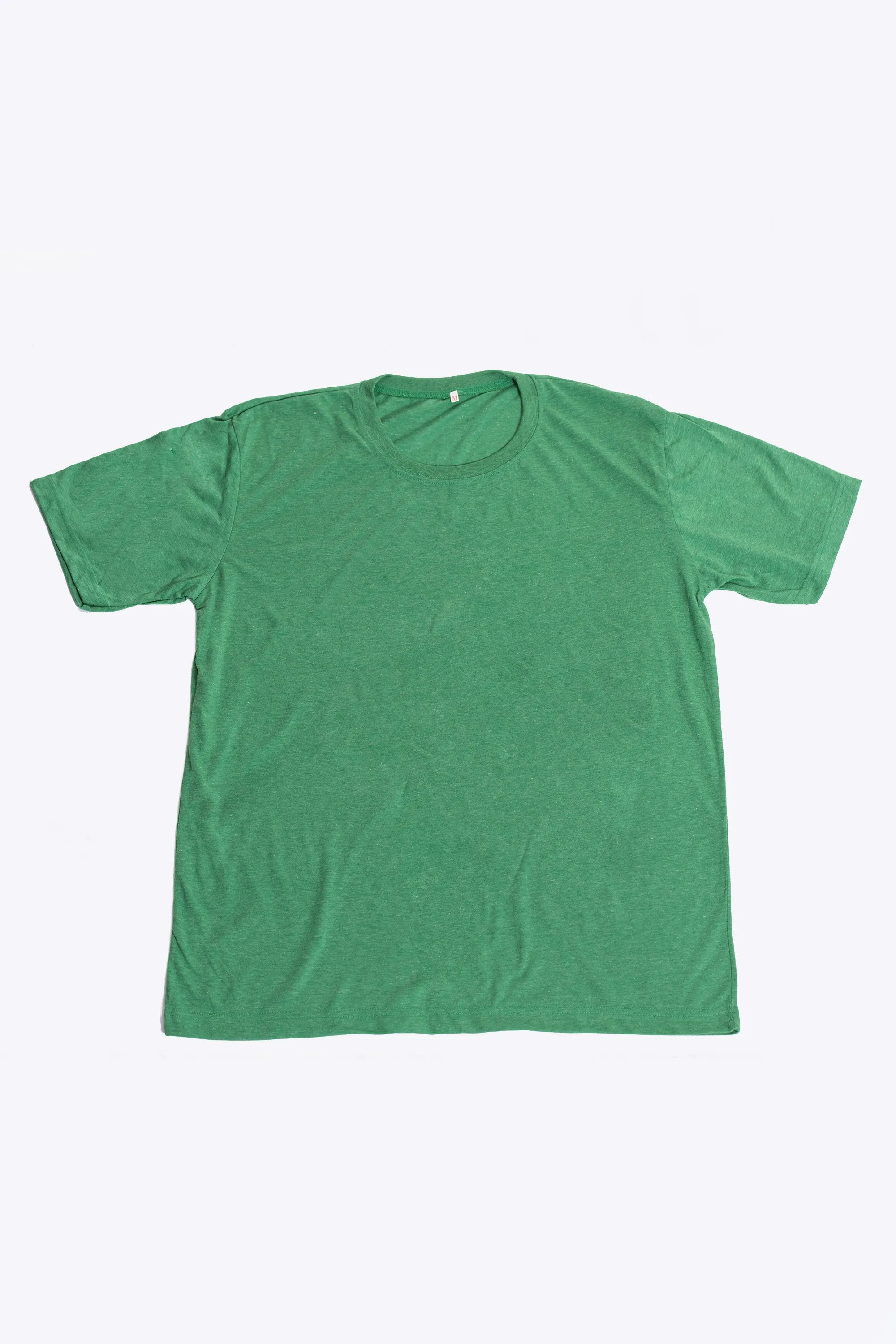 Plain Cotton T-Shirt in Green