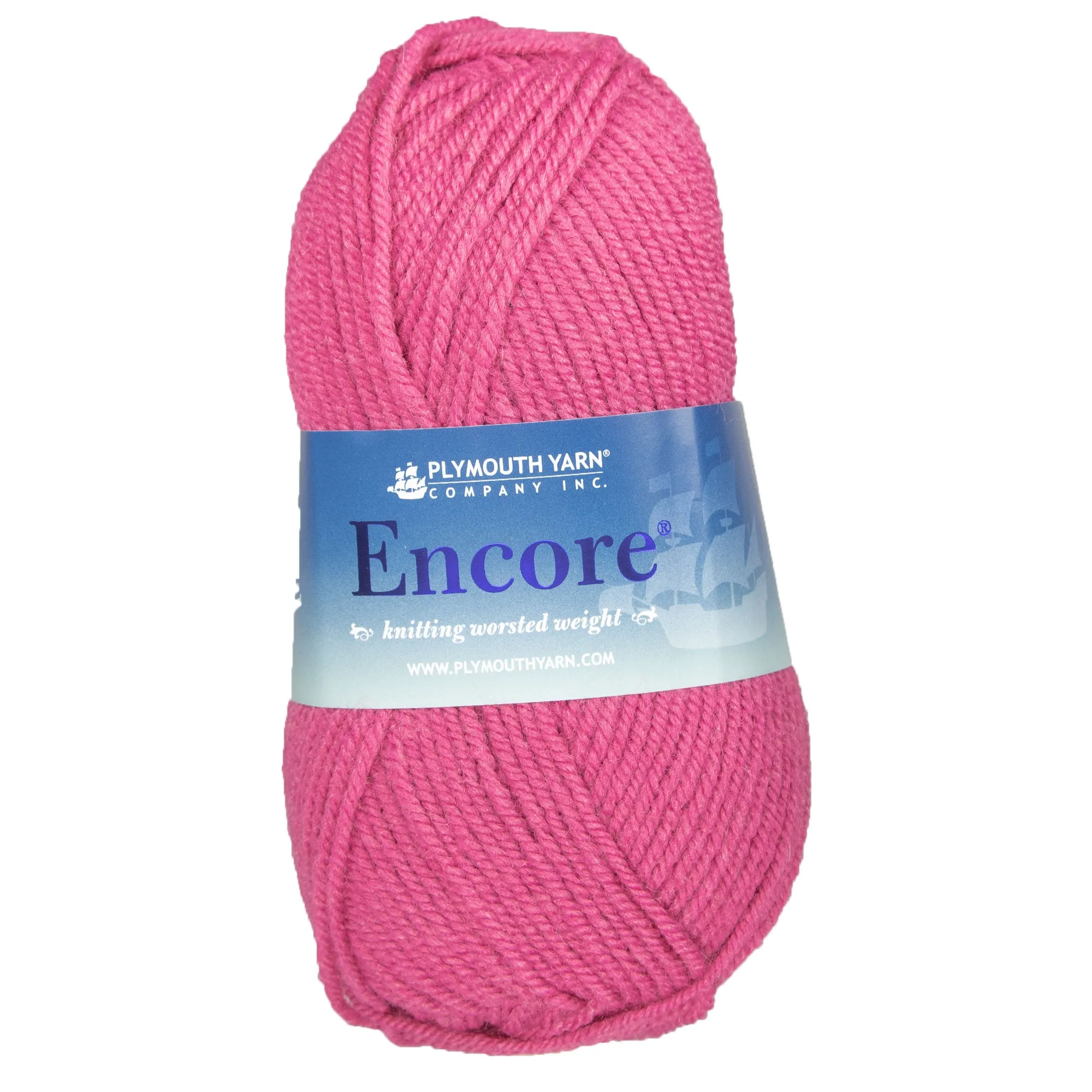 Plymouth Yarn Encore Worsted Yarn - 0180 Dark Mauve