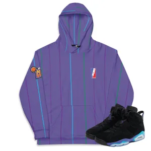 RETRO 6 AQUA HORNETS HOODIE