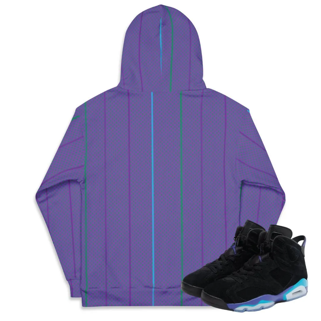 RETRO 6 AQUA HORNETS HOODIE