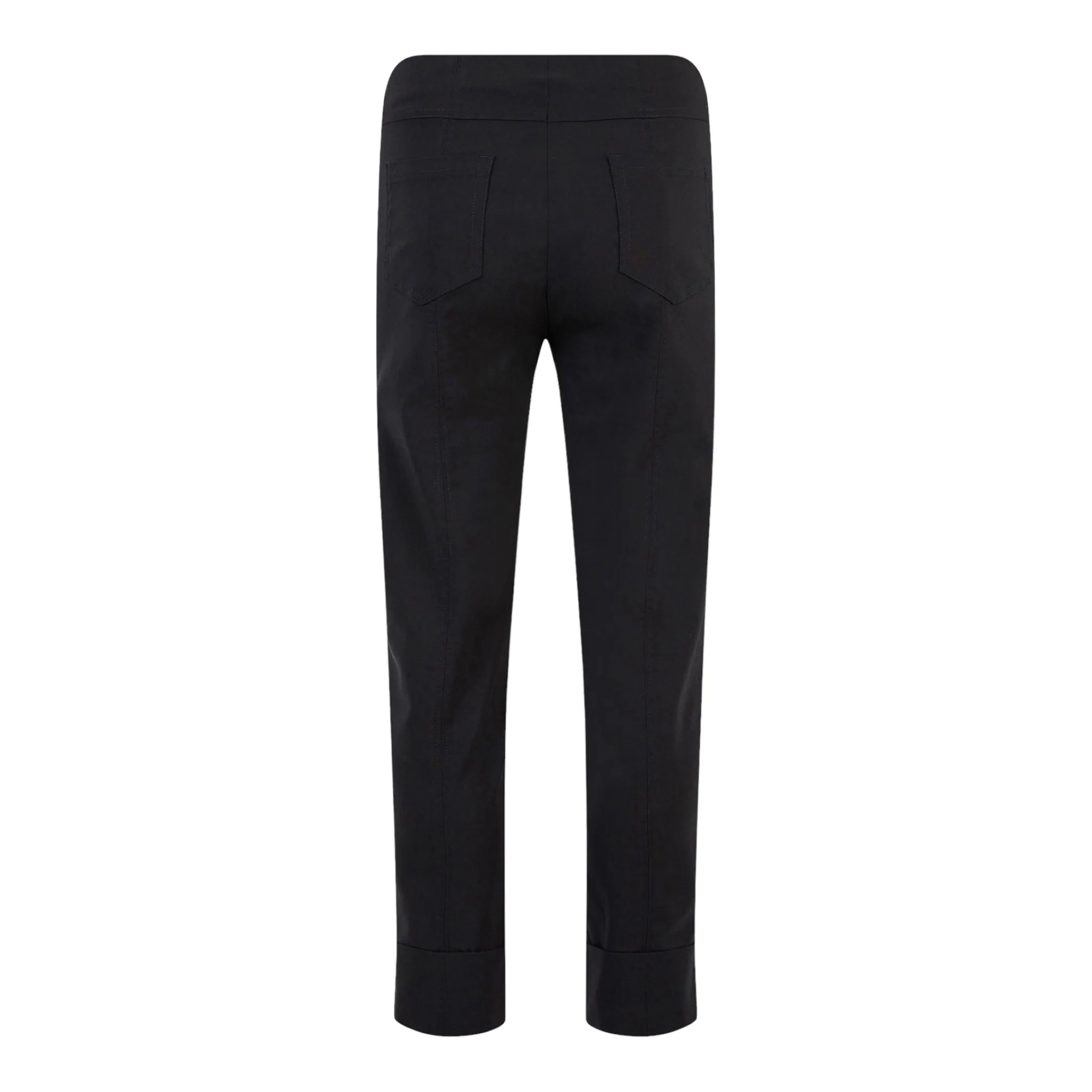 Robell Bella 09 Trousers with Cuff Black