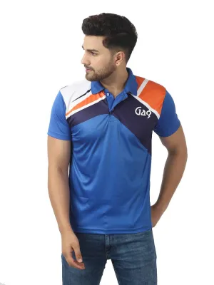 Stylish Multicoloured Polyester Printed Polos For Men