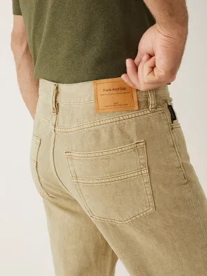 The Adam Slim Fit Hemp Jean in Sandy Beige