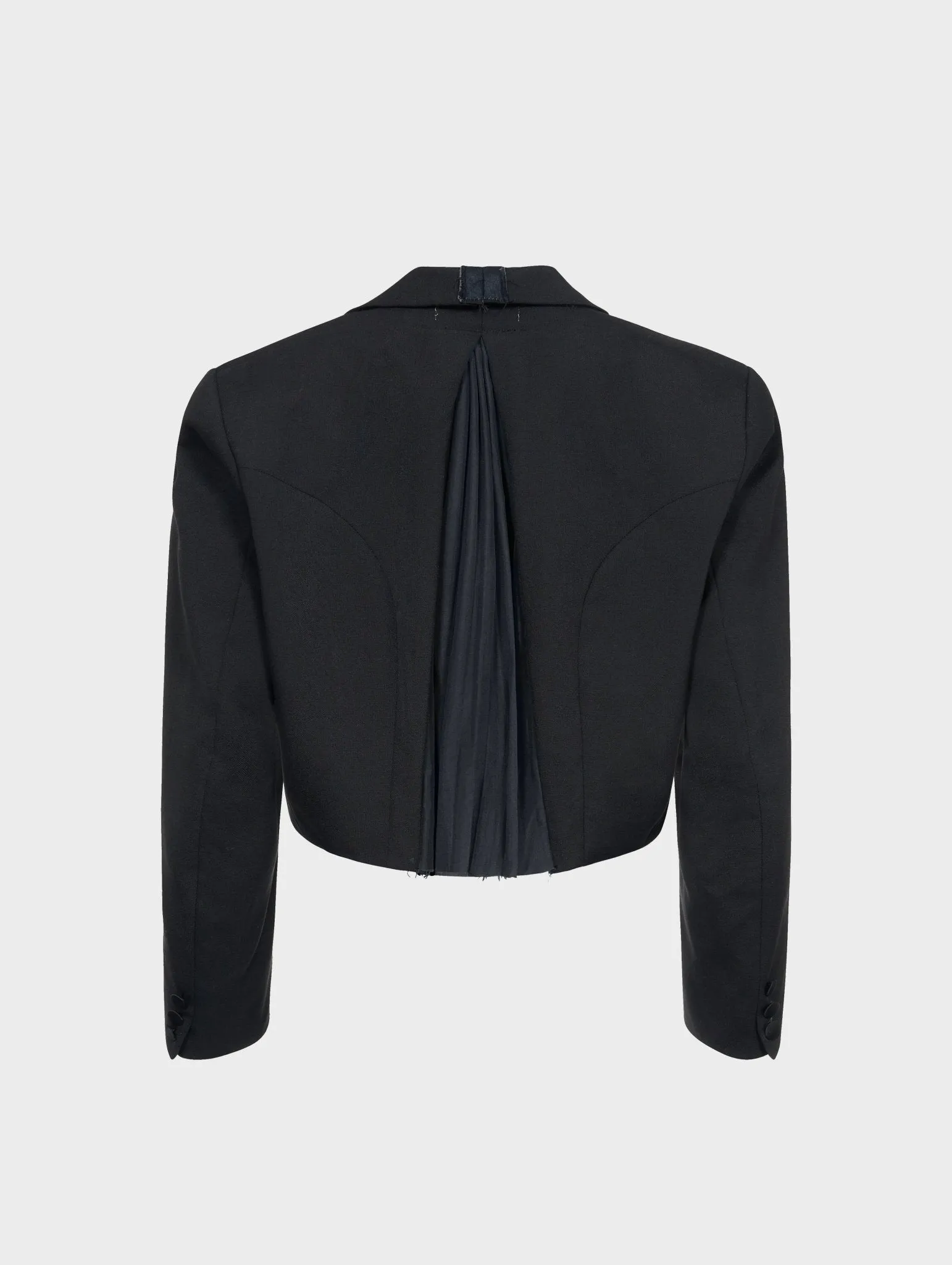 The Oversized Pleated Tux Jacket