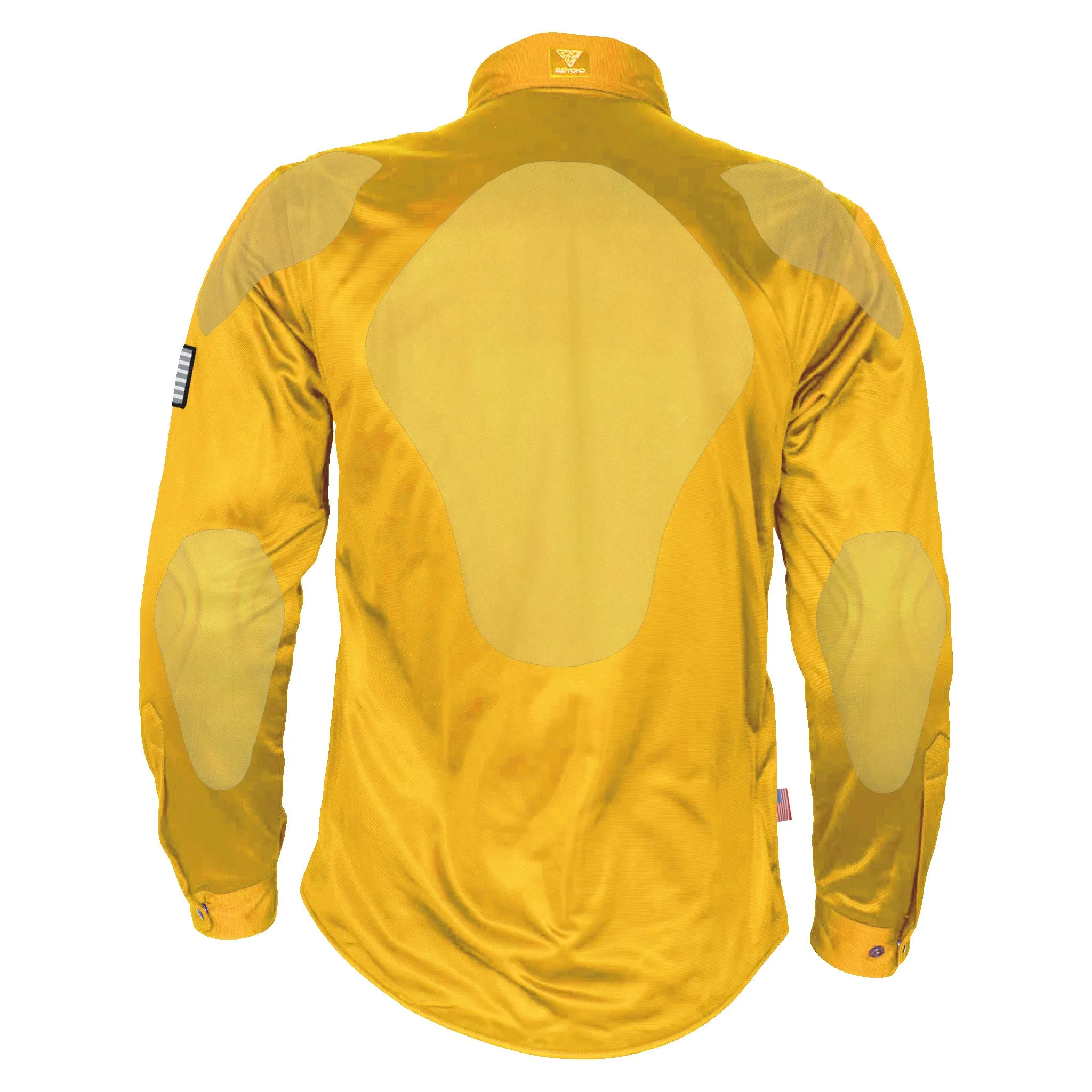 Ultra Protective Shirt - Yellow Solid with Pads