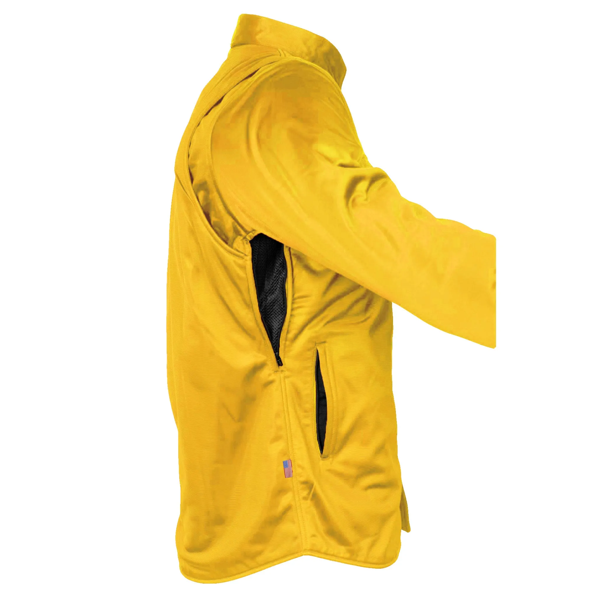 Ultra Protective Shirt - Yellow Solid with Pads