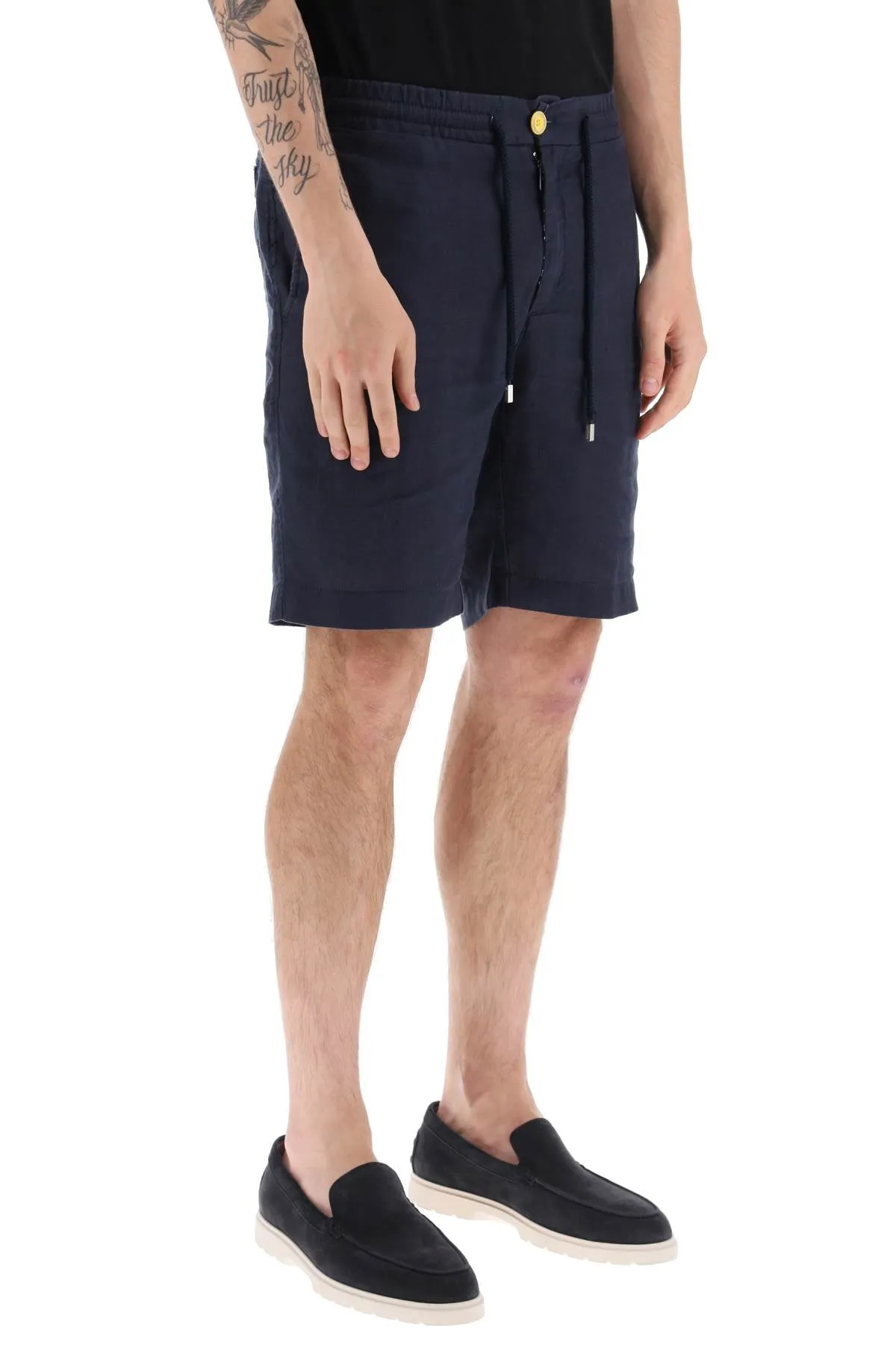 Vilebrequin linen drawstring shorts