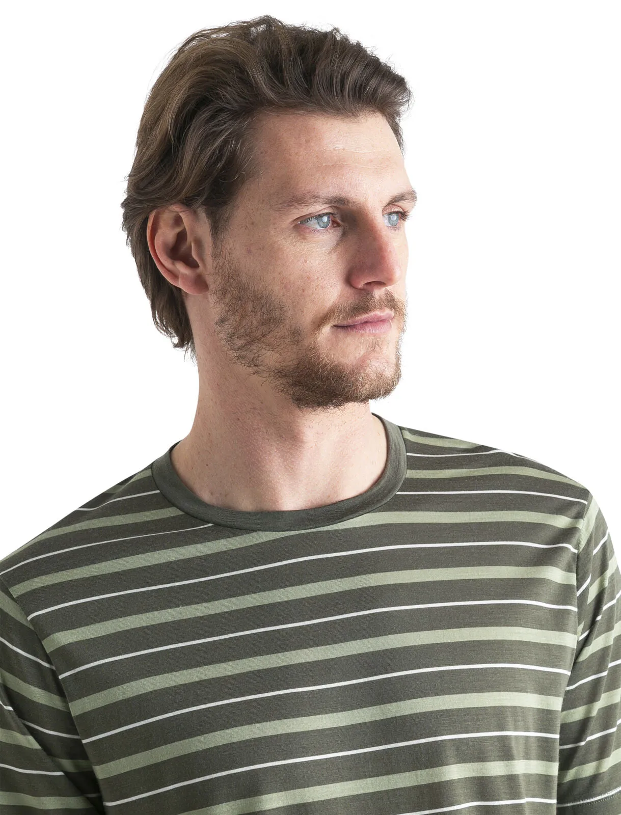 Wave SS Stripe Tee Men's