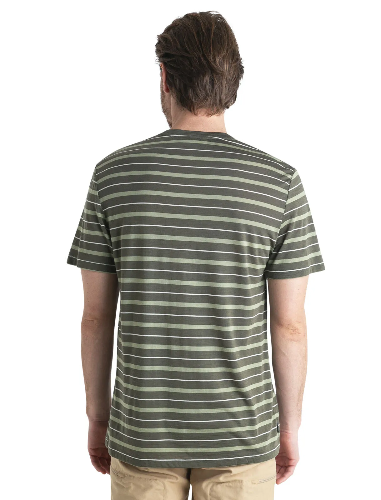 Wave SS Stripe Tee Men's