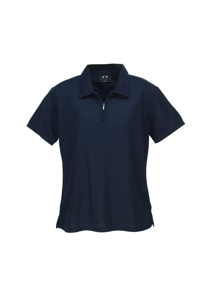 Women's Micro Waffle Short Sleeve Polo -  P3325