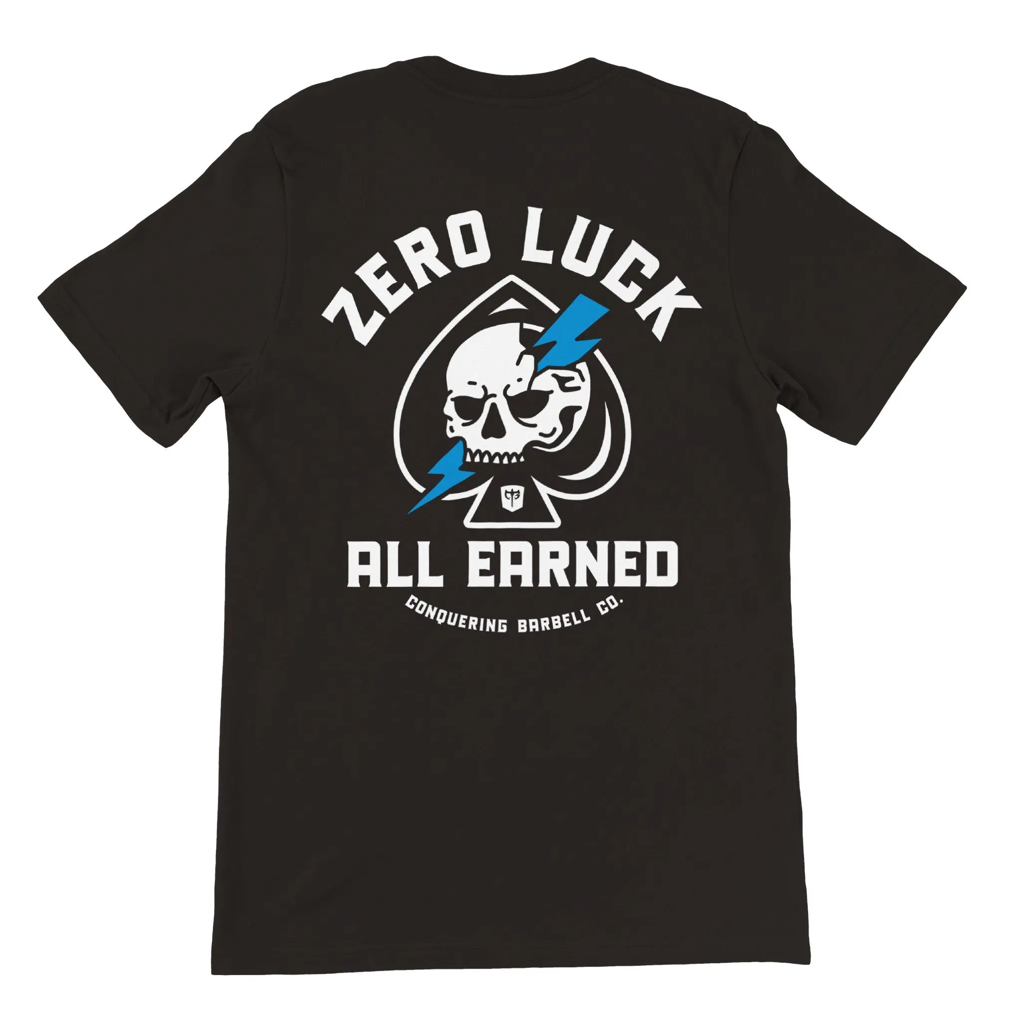 Zero Luck - on Black Tee